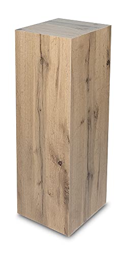 STEMA Seyfried Dekosäule innen/außen, Säule/Podest/Sockel in 3 Größen (Eiche, Innensäule 100x33x33 cm)