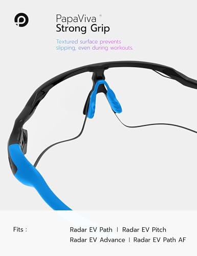 Image of Replacement Nose Pads & Ear Socks Rubber Kits for Oakley Radar EV Path OO9208 / Radar EV Pitch OO9211 Sunglass