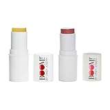 BOOM! by Cindy Joseph Cosmetics Boomstick Glo & Rose Nude - Buildable Lip & Cheek Tint Makeup Sticks - Moisturizer Stick & Soft Rosy Blush