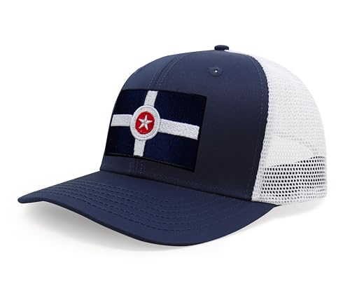 Image of International Tie City Hat for Men and Women, Adjustable Snapback Trucker Baseball Cap with Embroidered Patch