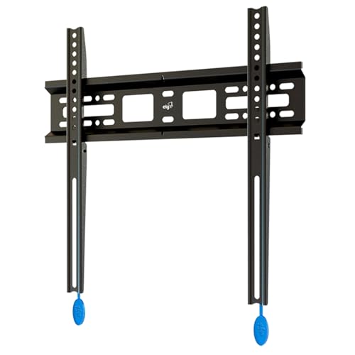 ELG, N01V4, Suporte Fixo de Parede para TVs de 32' a 77', Compatível com TVs Curvas e Planas, Feito em Aço Carbono, Suporta Até 50kg, Preto