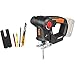 WORX WX550.9 Jigsaw for Cutting Wood, Steel &amp; PVC - 2-in-1 Universal Saw with Jig &amp; Reciprocating Saw &amp; Quick Change - 20V - with Dust Blower &amp; Pendulum Hub - Without Battery &amp; Charger
