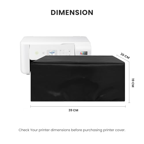 Image of Alifiya Dust Proof Washable Printer Cover for Epson L3266 All-in-One Ink Tank Printer - Black