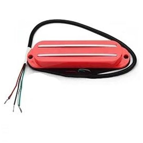 エレキギターピックアップセット カラー アルニコ 2 ハムバッカー ST シングル コイル サイズ ダブル レール ピックアップ 9K 4 伝導出力コイル スプリット アルニコ II ピックアップ(Pink)