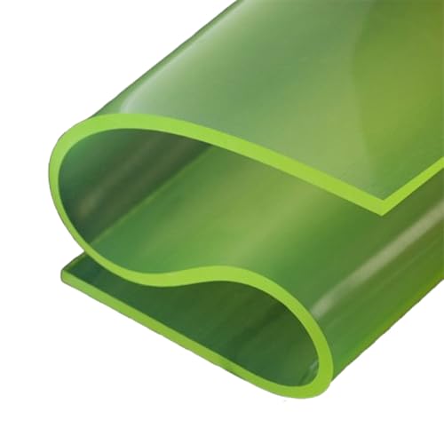 TIHONORI Hoja De Poliuretano, Placa De PU, Tablero De Goma Elástica, Almohadilla Amortiguadora Resistente Al Aceite, Longitud 300-600Mm, Grosor 1-50Mm,600 * 600 * 1.5mm