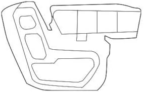 MERCEDES-BENZ 21290502519107 GENUINE OEM SWITCH