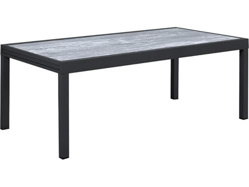 Table Jardin en Aluminium Extensible Lagos - 200/320 x 105 x 76 cm - Gris