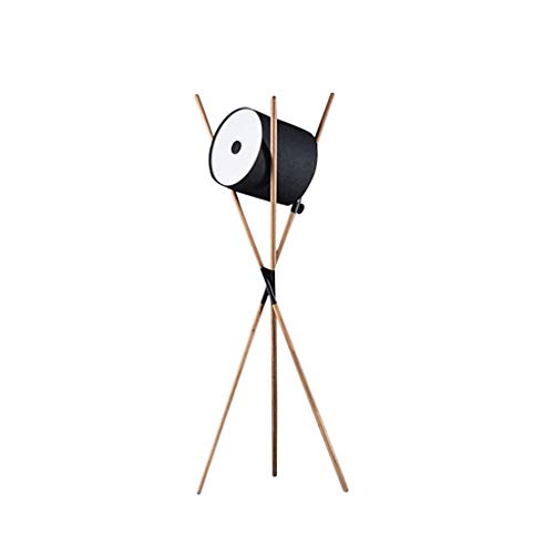 Preisvergleich Produktbild AJZGF Klassische Stehleuchte Stativ-Stehlampe im klassischen Design (schwarz, weiß) Innenbeleuchtung (Color : Black)