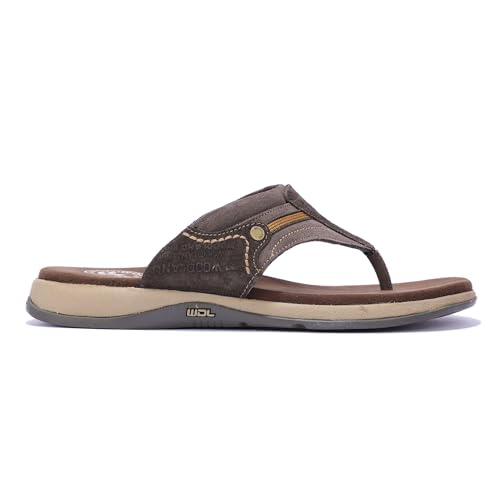 Image of Woodland Men's Leather Slippers