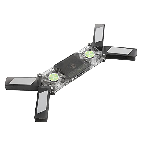 Laptop Cooler Pad Dual Fan Light - Emitting Notebook miniatura 5