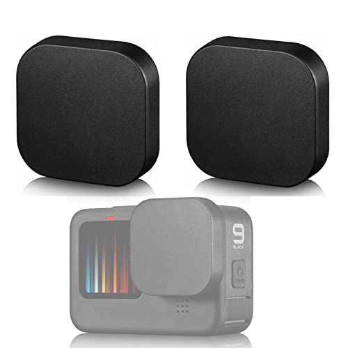 2 Pièces Capuchon D'objectif en Silicone pour Gopro 10/9, Accessoires De Protection en Silicone Couvercle D'objectif Anti-Rayures