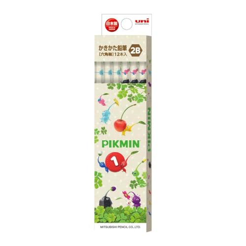 Lápices de grafito 2B Mitsubishi Pikmin 12 unidades miniatura 1