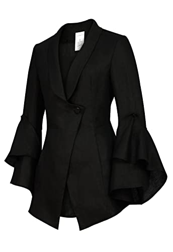 CHIC STAR Womens Linen Jacket Blazer2