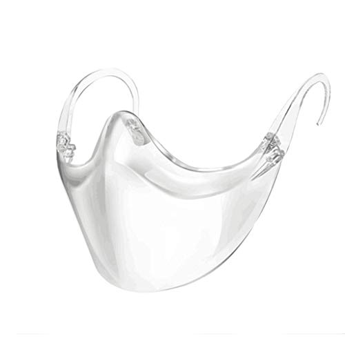 gazechimp Máscara Facial de Proteção Facial de Proteção Transparente com Expressão Visível - 5 unida