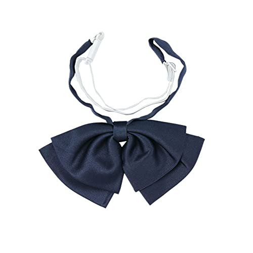 FASELE Japanese School Uniform Anime Lolita Sailor Womens Girls Cosplay Bow Tie Adjustable Satin Necktie Bowtie Colourful