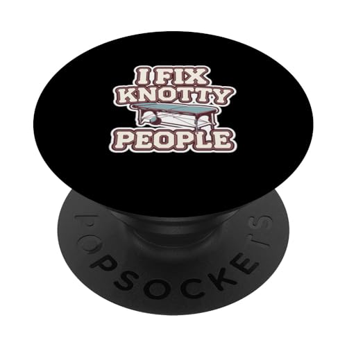 I Fix Knotty People Terapia de masajes |-- PopSockets PopGrip Adhesivo