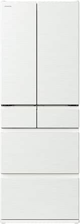 日立 冷蔵庫 幅65cm 485L ピュアホワイト R-HWC49T W 6ドア フレンチドア 大容量 まるごとチルド スマートフォン連携商品画像