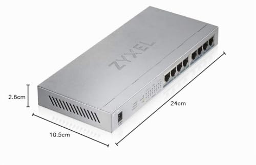 ZyXEL GS1008HP EU0101F - vue 10