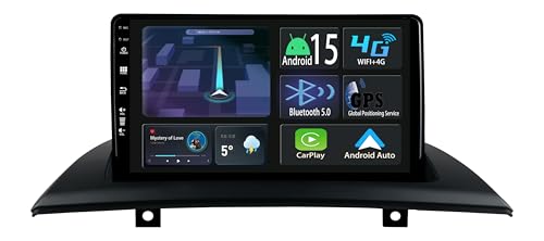 GPS Auto Navi Android 15 pour BMW X3 E83, Bluetooth et écran tactile 9 pouces