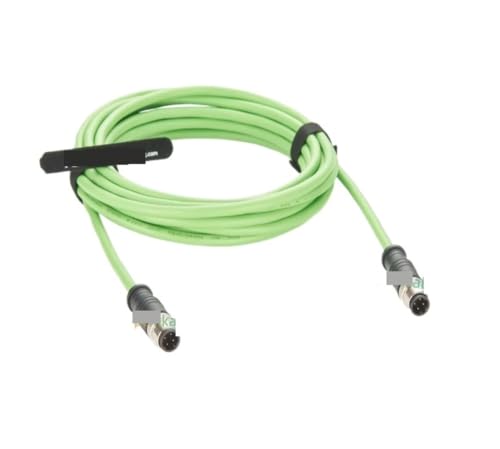 Cable Ethernet M12 D-code de 5 metros con 4 conductores PCM-S-0652 5M para red industrial