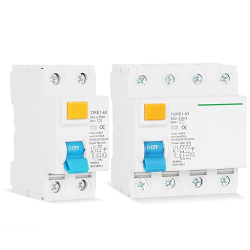Rccb interruptor diferencial de seguridad 63A para proteger la vitrocerámica y el horno