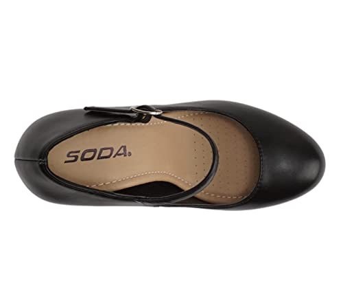 Image of Soda inchAyden inch ~ Women Mary Jane Ankle Strap Cushion High Heel Pump Shoe