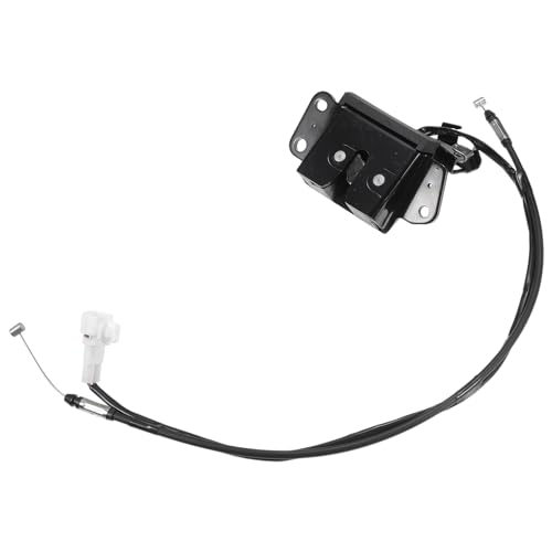 Image of X AUTOHAUX Replacement Rear Liftgate Door Lock Actuator with Cable for Toyota 4Runner 1996-2002 Tailgate Latch Assembly No.6935035020 Black Silver Tone