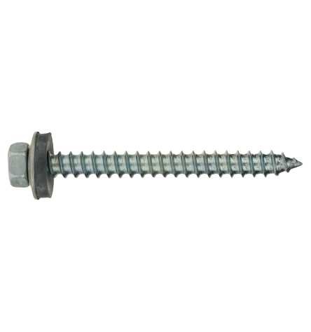 Reidl Fassadenschrauben mit Spitze Dichtscheibe 16mm 6,5 x 90 mm A2 blank 100 Stück
