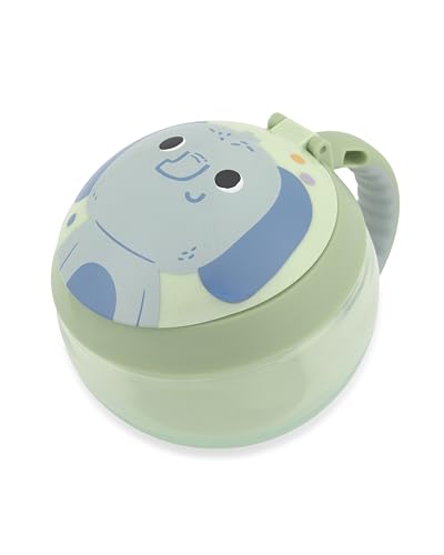 Image of Skip Hop Baby Snack Container Mealtime Snack Cup, Holds 7.5oz. Besties Squad, Elephant