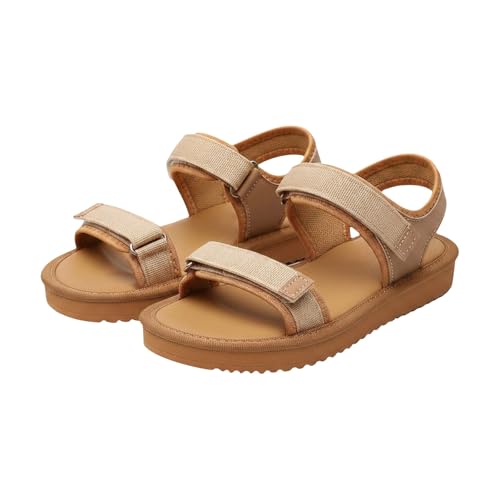 Sandales plates confortables avec semelle antidérapante réglable