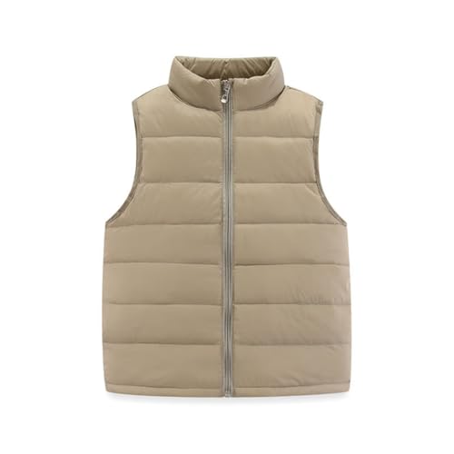 WISREMT Kids Winter Waistcoat and Gilets for Boy Girl Puffer Down Vest Coat Warm Padded Winter Jacket Outerwear for 2-14T