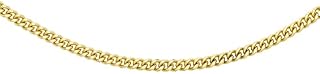 Carissima Gold Women's 9 ct Gold 0.8 mm Diamond Cut Curb Chain Necklace
