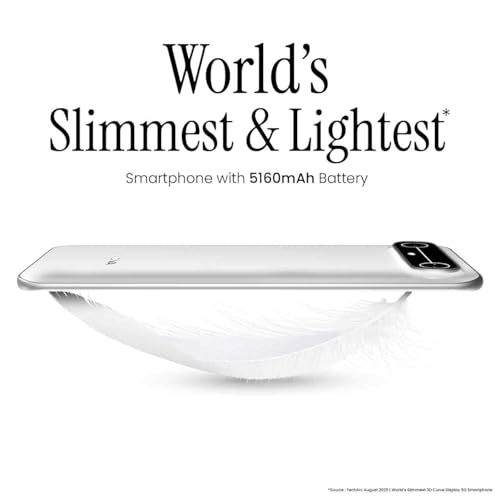 Pova Slim 5G (Slim White, 8GB+128GB)