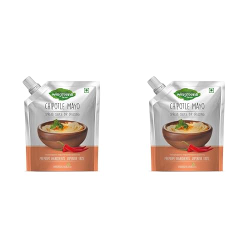 wingreens farms Chipotle Mayo, 180 Gram / 200 Gram (Weight May Vary) (Pack Of 2)