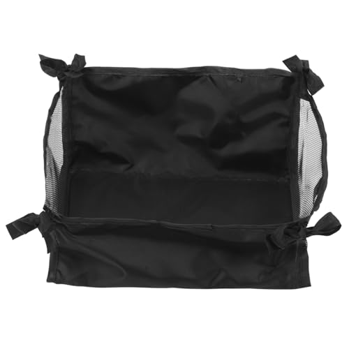 Hohopeti Baby Stroller Storage Bag Mesh Pouch for under Stroller Universal Organizer Basket Lightweight Portable Oxford Fabric