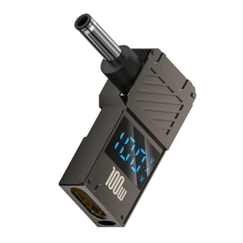 Image of ETZIN 100W Female Type-C to Laptop Charging Adapter Converter Compatible with Lenovo IdeaPad Yoga Laptop Series, Chromebook, Liteon, Flex, Notebooks (4.5-3.0DEL)