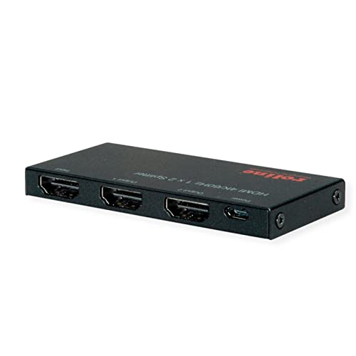 Divisor de vídeo HDMI ROLINE ultrafino 2X que elimina la falta de puertos