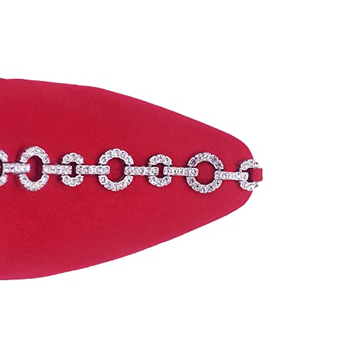 Impo Naja Chain Ii Stretch Ankle Bootie With Memory Foam, Classic Red #TOP4