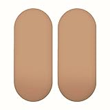 2x lenzuola in jersey 100% cotone, con angoli elasticizzati, ovali (nocciola)