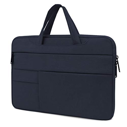 Brusmo ノートパソコンバッグ 11.6 13.3 15.4インチ 防水 衝撃吸収 軽量 2way パソコンケース ハンドル付 コンピューターバッグ MacBook用 (13-13.3, ネイビー)