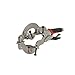Xiao & Dao Pro Locking C-Clamp,Pipe and Tube Clamp With 3 Pads,2 to 4 in,Steel Pipe Alignment Tool 13'' (2-pack)