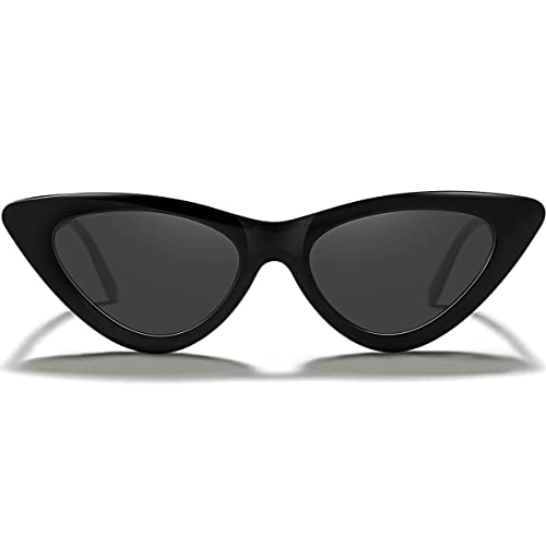 Vintage Cat Eye Sunglasses for Women Classic Retro Narrow Cateye Shades UV400 Protection Sun Glasses Sunnies2