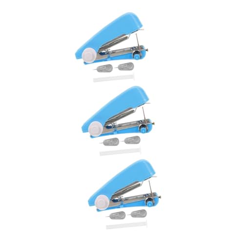 STOBOK 3piezas Máquina De Coser Portátil Inalámbrica Mini Manual Para Reparaciones Rápidas y Bordados Para Viajes y Uso Doméstico Color Aleatorio STOBOK 3piezas Máquina De Coser Portátil Inalámbrica Mini Manual Para Reparaciones Rápidas y Bordados Para Viajes y Uso Doméstico Color Aleatorio