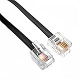 Branchez et utilisez : ce câble adaptateur RJ11 vers RJ11 est compatible avec les appareils dotés d'une interface RJ11 standard. ★ Remarque : ce produit est un câble à 4 conducteurs, compatible avec les téléphones/fax standard à une ligne (utilisant les deux conducteurs centraux) et les systèmes à deux lignes nécessitant deux lignes téléphoniques indépendantes (téléphones ou adaptateurs à deux lignes).