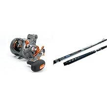 Okuma Cold Water Linecounter Trolling Reel and Okuma Classic Pro GLT Downrigger Fishing Rod Bundle