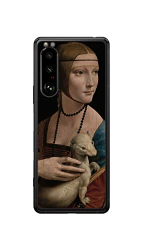 ClearView(�N���A�r���[) Sony Xperia 5 III�p �w�� �ی� �t�B���� ���� �v�����g �_�E���B���` ��渂�����M�w�l�i ���I�i���h�E�_�E���B���` Leonardo da Vinci �j