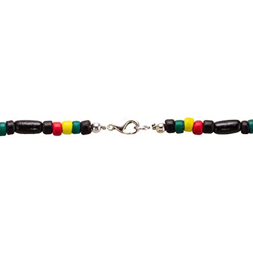 BlueRica-2-Piece-Set-Wood-Tubes-Rasta-Coconut-Beads-Necklace-Anklet