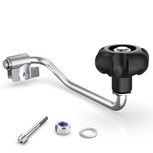 Alocre 1 Set Trailer Jack Handles Replacement Crank Accessories Fits Most Trailer Jacks with Bolt Nut Spacers Top Wind Jack Handle