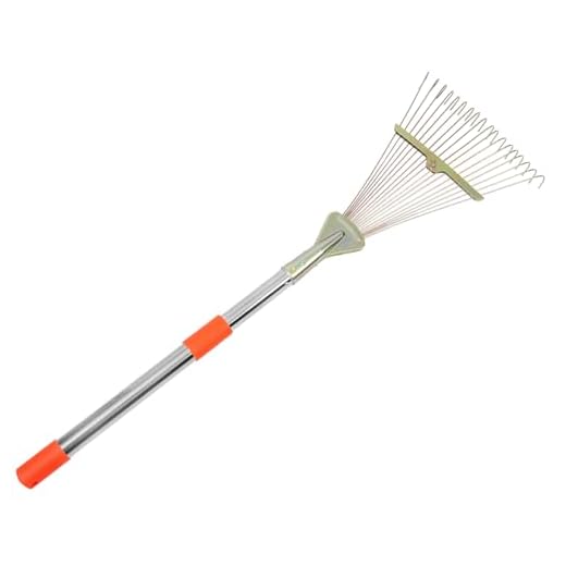 Ergonomic 18-Prong Garden Rake