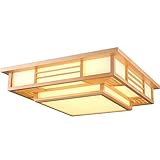 [Lámpara de lámpara] - piel de oveja de imitación de alta transmitancia PVC.Crea un estilo oriental tranquilo y fresco.Adecuado para usar en el comedor, sala de estar y otras habitaciones